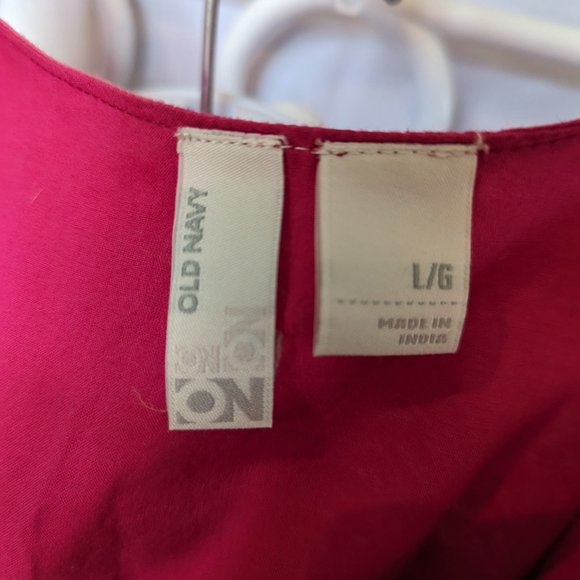 Juvenile Girls Old Navy Pink Heart Dress Size Large - Picture 2 of 3